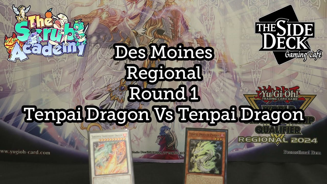Tenpai Dragon Vs Tenpai Dragon | Yu-Gi-Oh! | Des Moines Regional | Round 1 Ft. Preston & Cobey