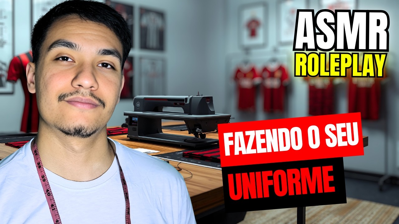 ASMR ROLEPLAY TIRANDO SUAS MEDIDAS PARA O CLUBE NOVO!! (Bem vindo ao time!)