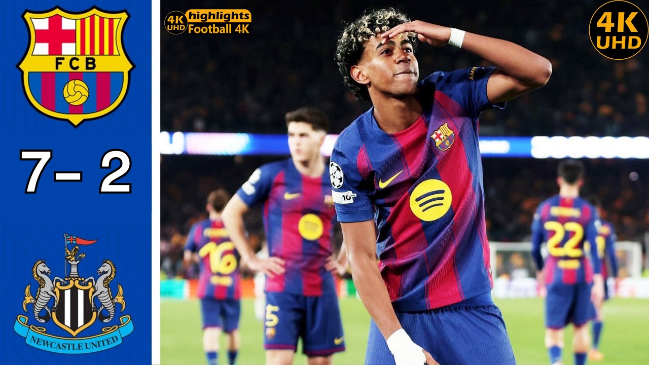 جنون الكامب نو! ملخص مباراة برشلونة ونيوكاسل 2-0 🔥 (سحر البارسا يعود!)