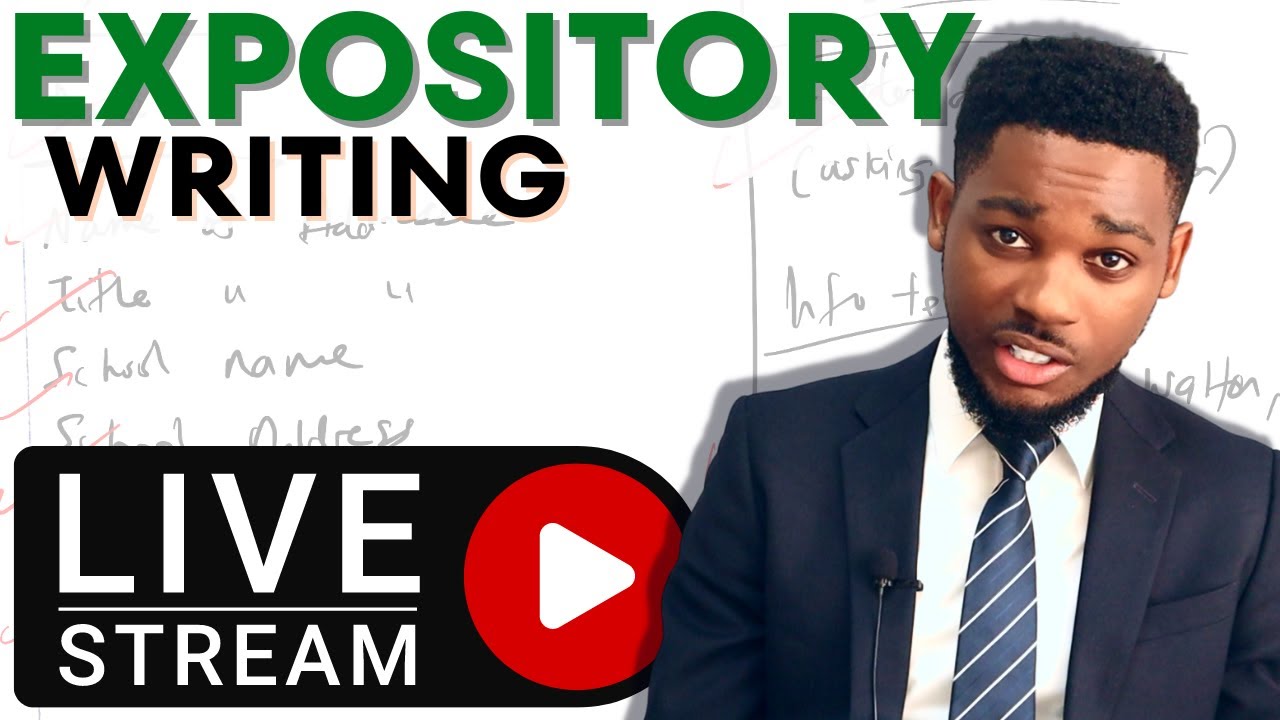 CSEC English A Live Lesson: Expository Writing