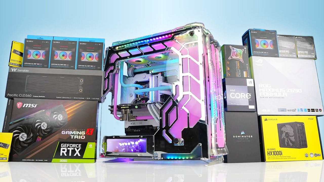 Singularity Spectre 3 | RTX 3090 | i9 13900KS | Custom Water Cooled Gaming PC Build
