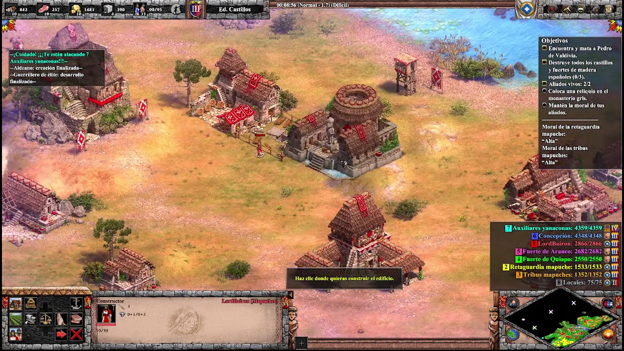Age of empires 2: Def / Lautaro - Cap 4: La Serpiente Escurridiza (Difícil)