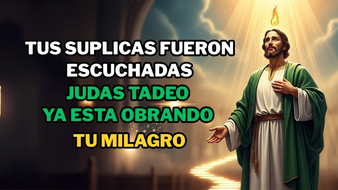 ¡Tus SÚPLICAS fueron ESCUCHADAS! San Judas Tadeo YA está Obrando tu Milagro 🙌