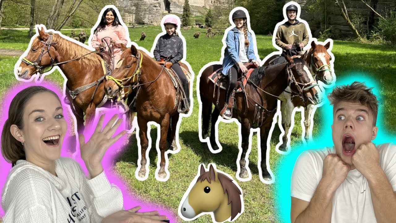 NÁŠ DEN NA KONÍCH🐴