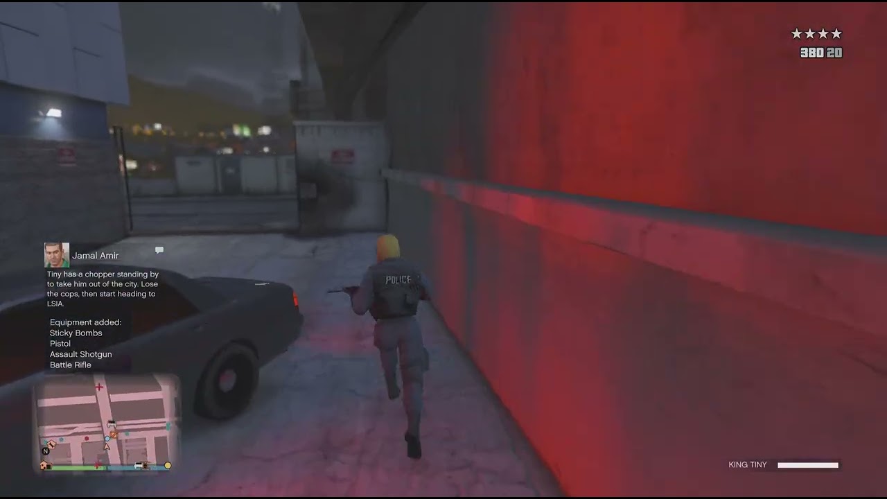 Salvage yard.All challenges completed. Jailbreak robbery.