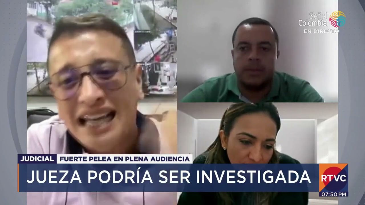 Jueza y abogado se fueron a los gritos en plena audiencia | RTVC Noticias