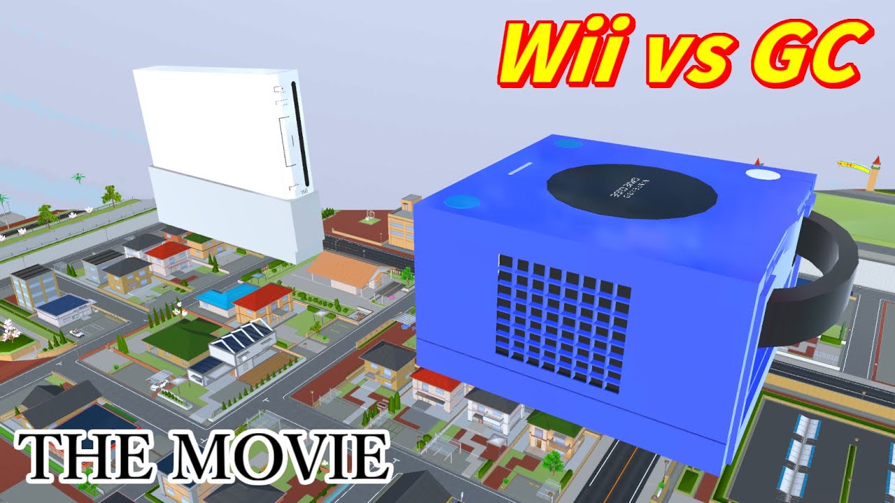 【サクラスクールシミュレーター　THE MOVIE】Wii vs GC (ゲームキューブ)
