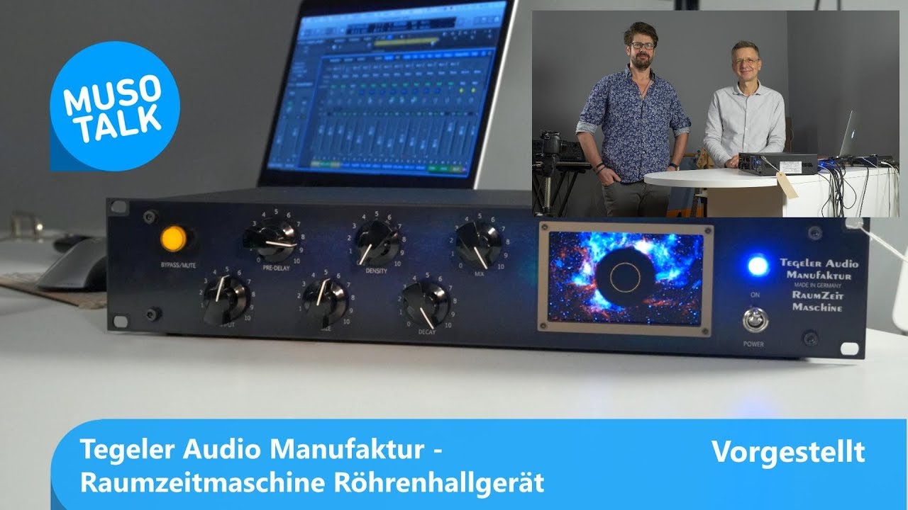 Raumzeitmaschine Röhren-Hallgerät von Tegeler Audio Manufaktur - Vorgestellt