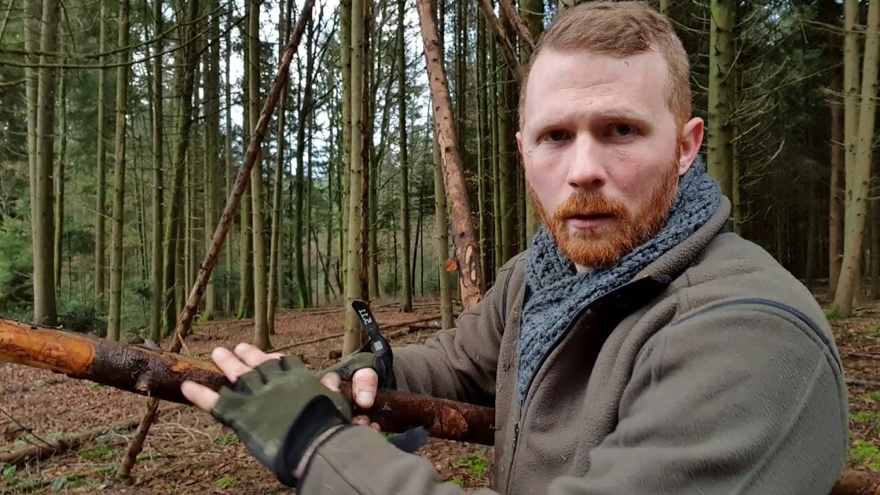 Survival & Bushcraft Schweiz Aufbau eines Tipi🎪