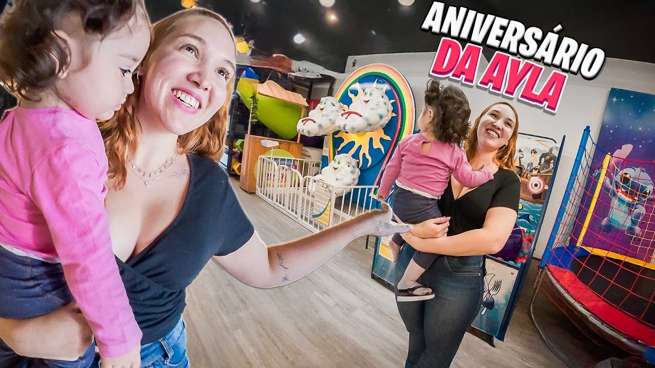 ANIVERSARIO DE 1 ANO DA AYLA❤️ ENCONTRAMOS O SALAO DE FESTAS!!!