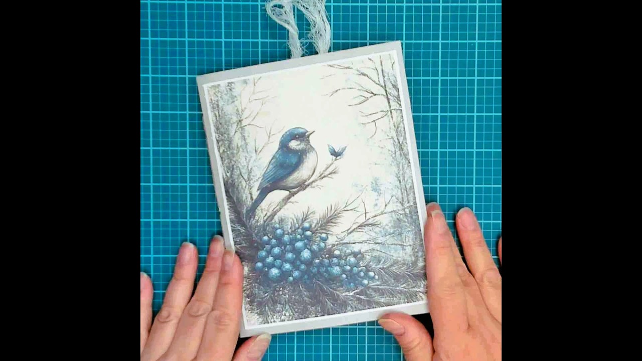 Winter Themed Junk Journal Flip Through - Featuring Frostbound Winter by KCS Designs by Kim