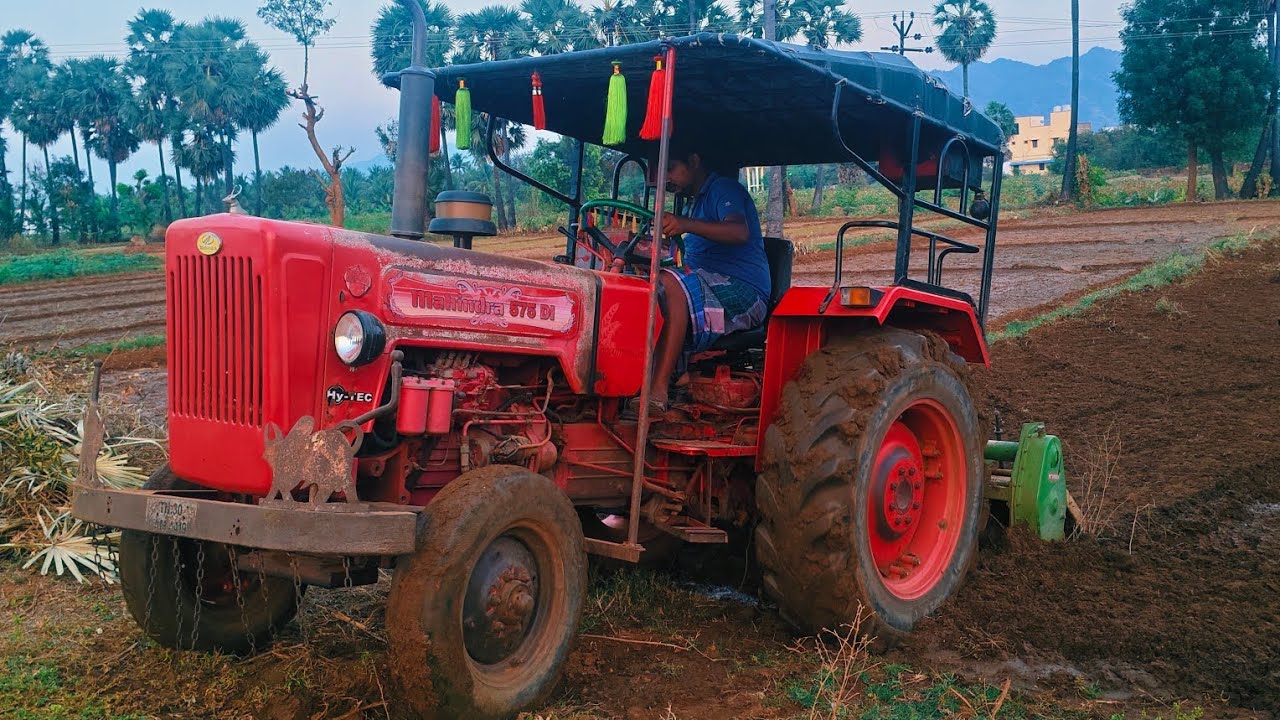 Mahindra 575 di tractor goes to 36 blade gomathi rotavator performance....