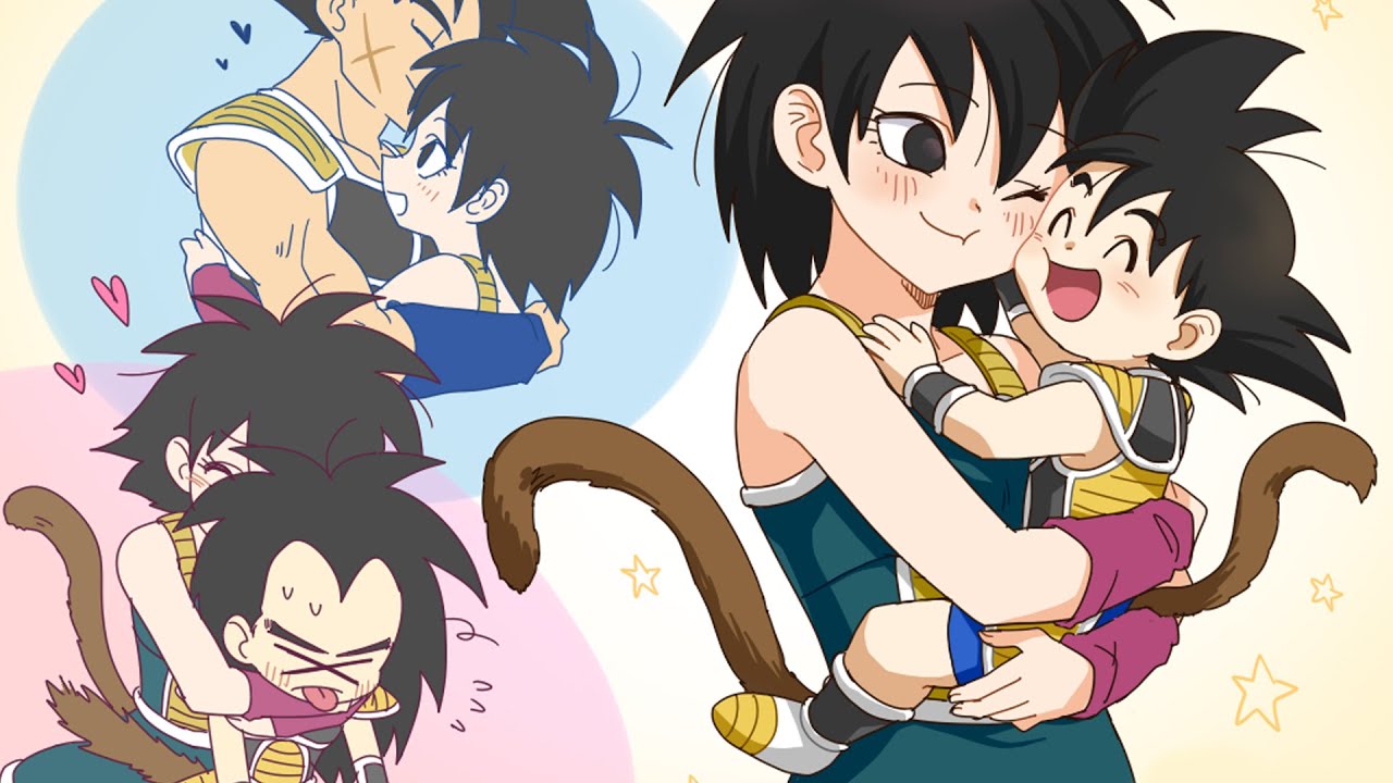 DBユニバース：前日：子供としての悟空とラディッツの誕生。