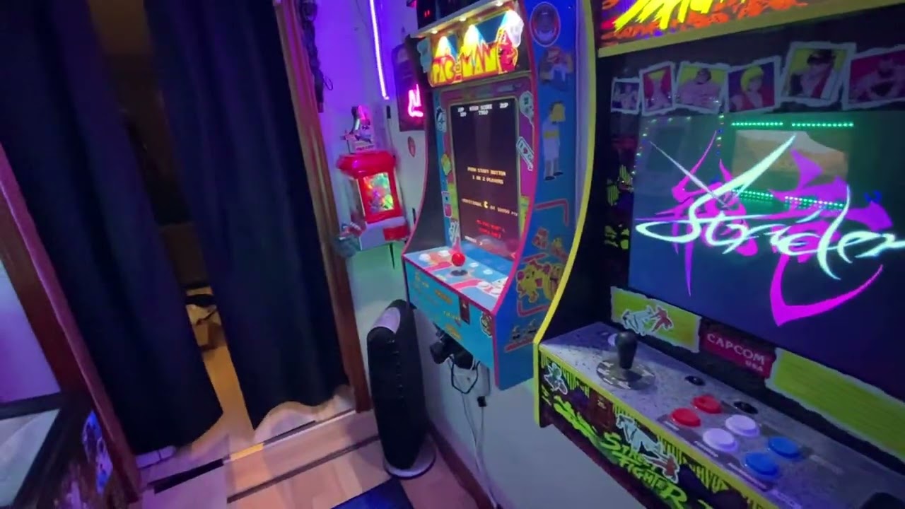 My mini games room. PinballFX3 PinballX front end. Joy2Key, KL25 Pinscape Pi4 running BIGguns Pi3