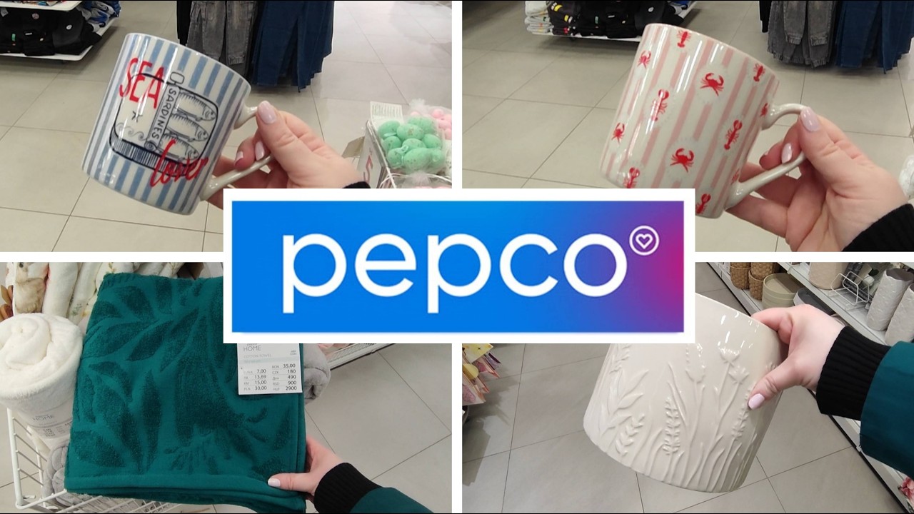 PEPCO 🛍️ NOWE RĘCZNIKI 💖 KUBEK W SARDYNKI I KOC ZA 10zł 💖 PRZEGLĄD PÓŁEK