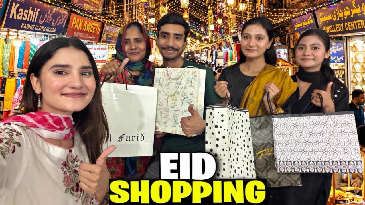 EID KI SHOPPING KAR LI🛍️| Tayyab Ki shopping nh ki😭| NA188