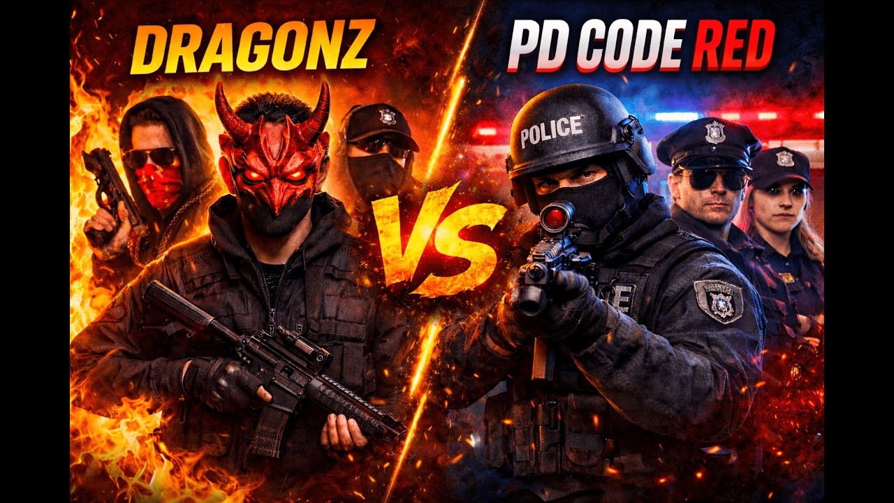 Dragon Vs Pd Code Red | Hydra Roleplay Gta 5 Rp
