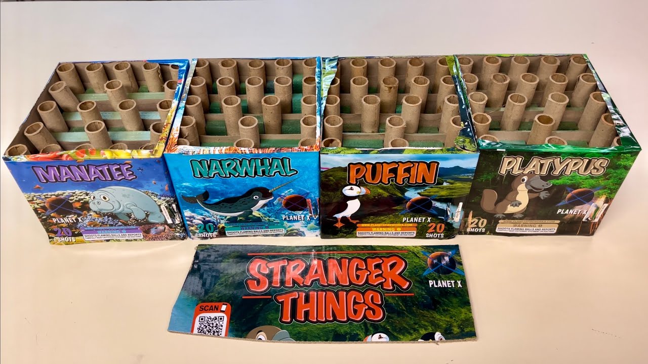 STRANGER THINGS 500G FIREWORK CAKE ASSORTMENT