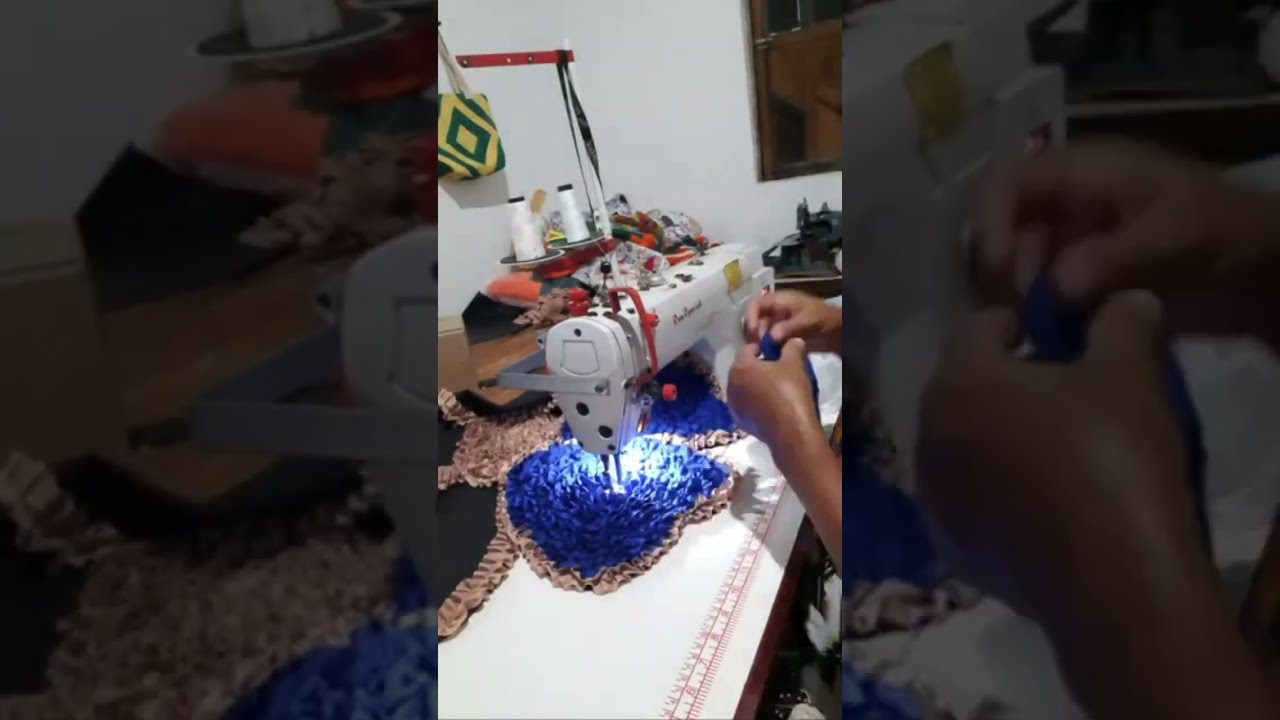 🚨Прекрасный ковер с синими цветами 💙🫐 #ковры #творческиеподелки