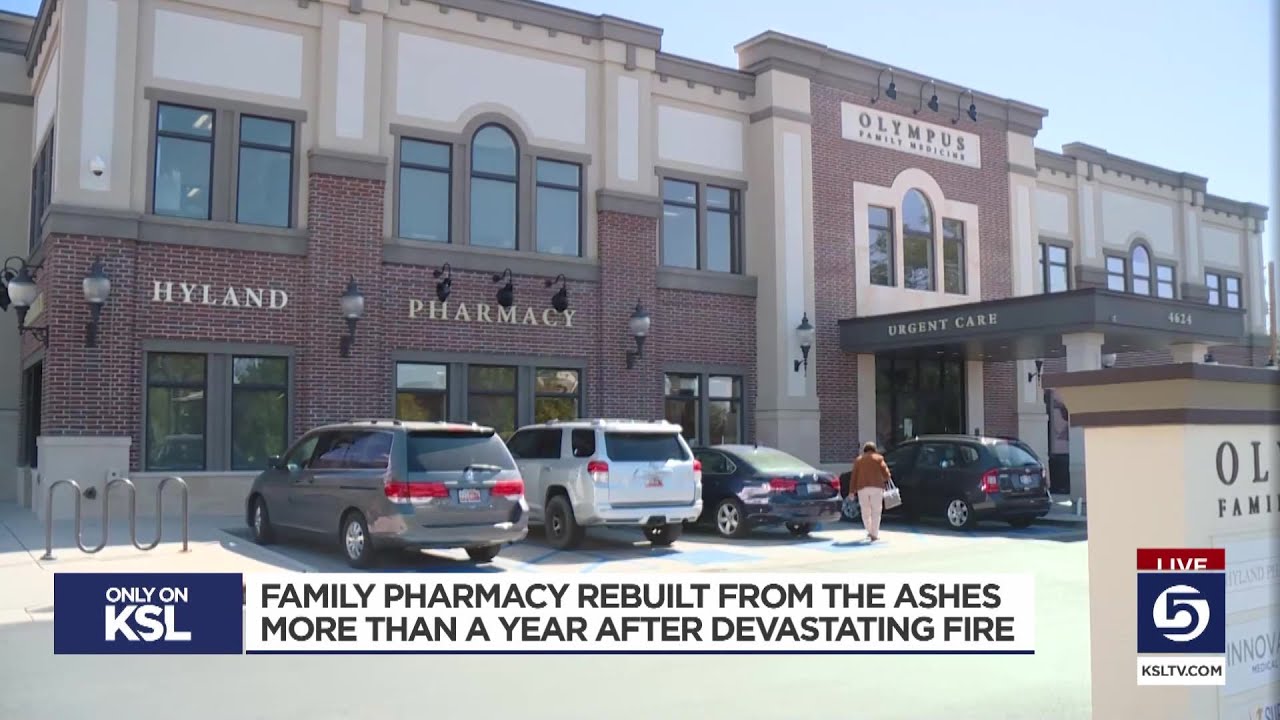 Family pharmacy rebuilt after devastating fire