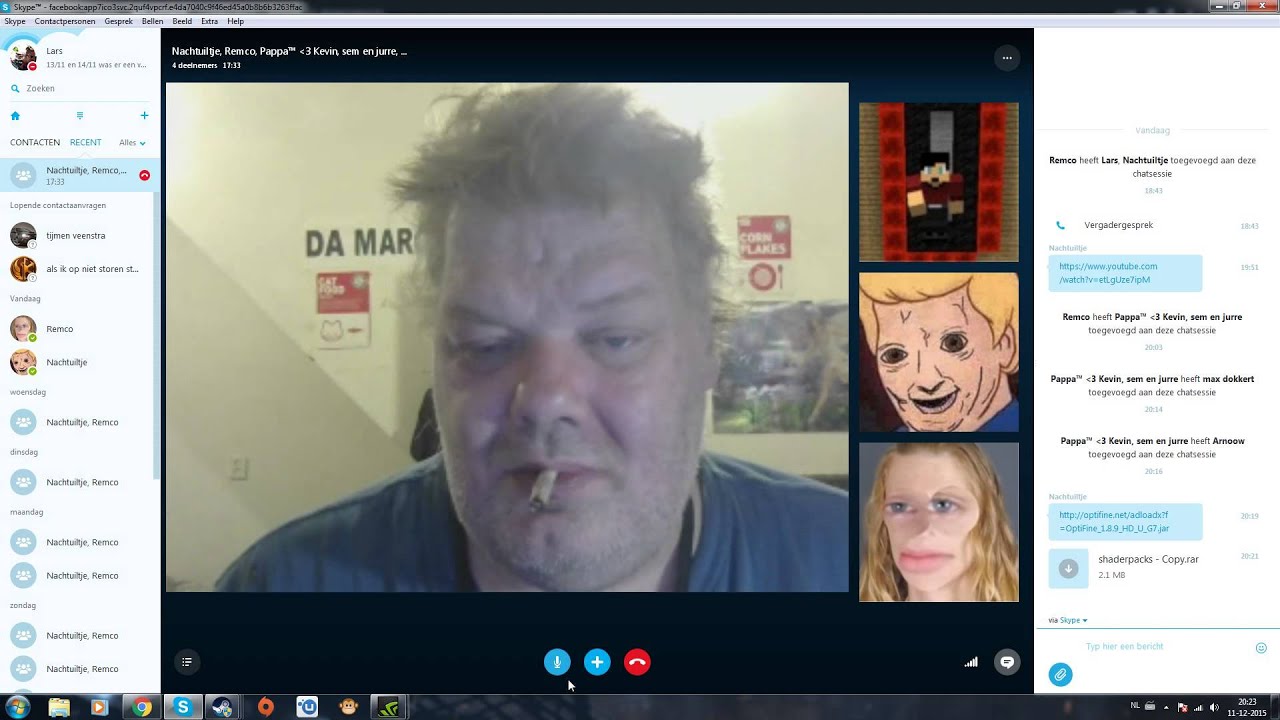 Skypen met Bakvet meneertje!