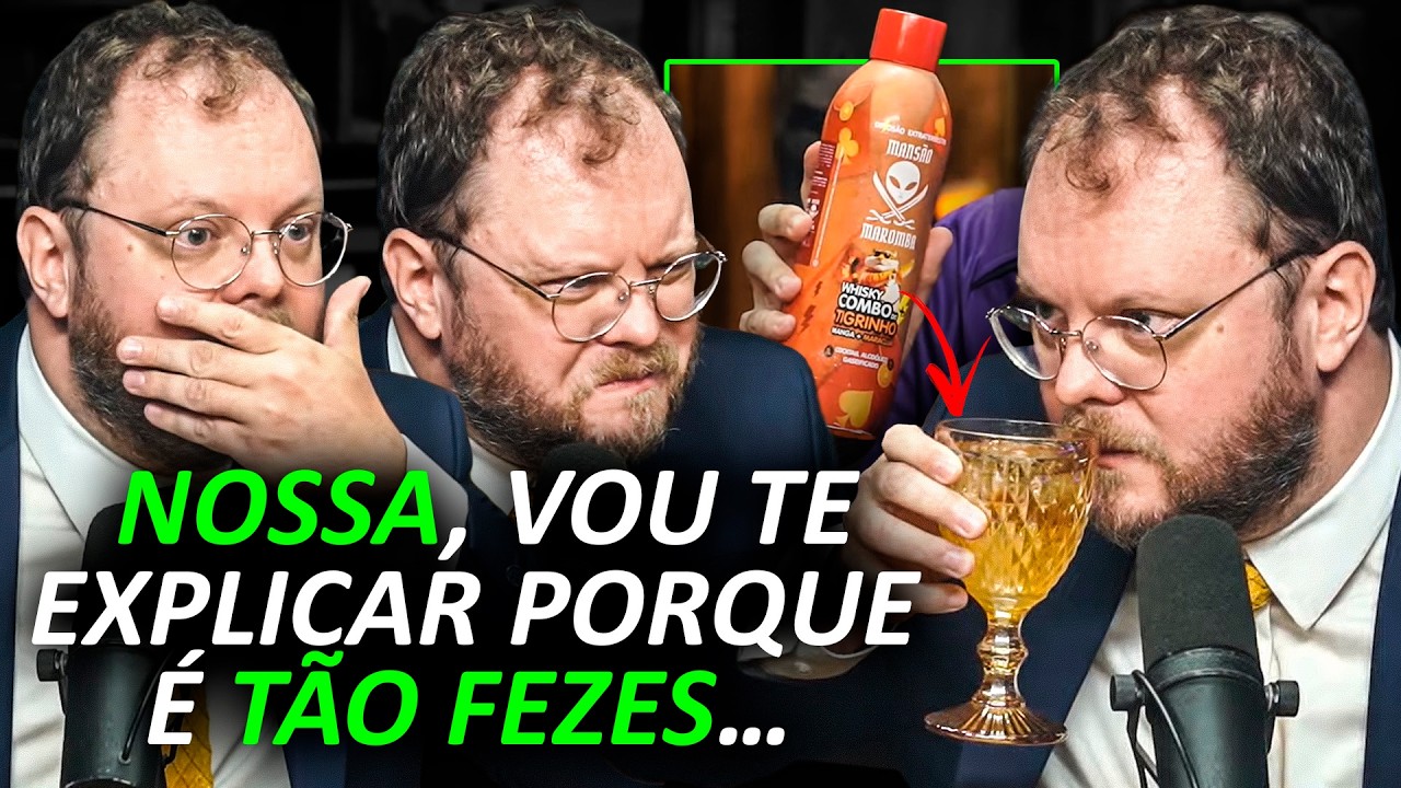 VINHETEIRO EXPERIMENTA SABOR ENERG&Eacute;TICO AO VIVO e SOLTA O VERBO sobre o TOGURO
