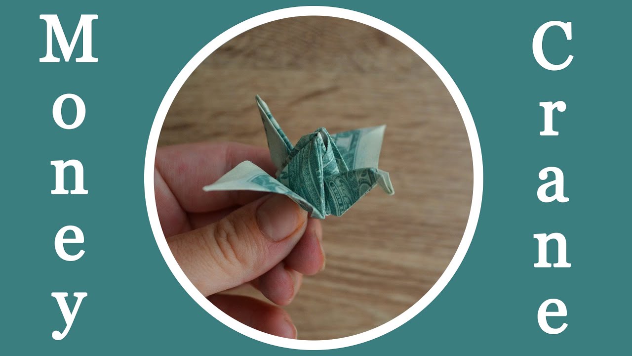Amazing MONEY CRANE | Dollar Origami Bird | Tutorial DIY by NProkuda