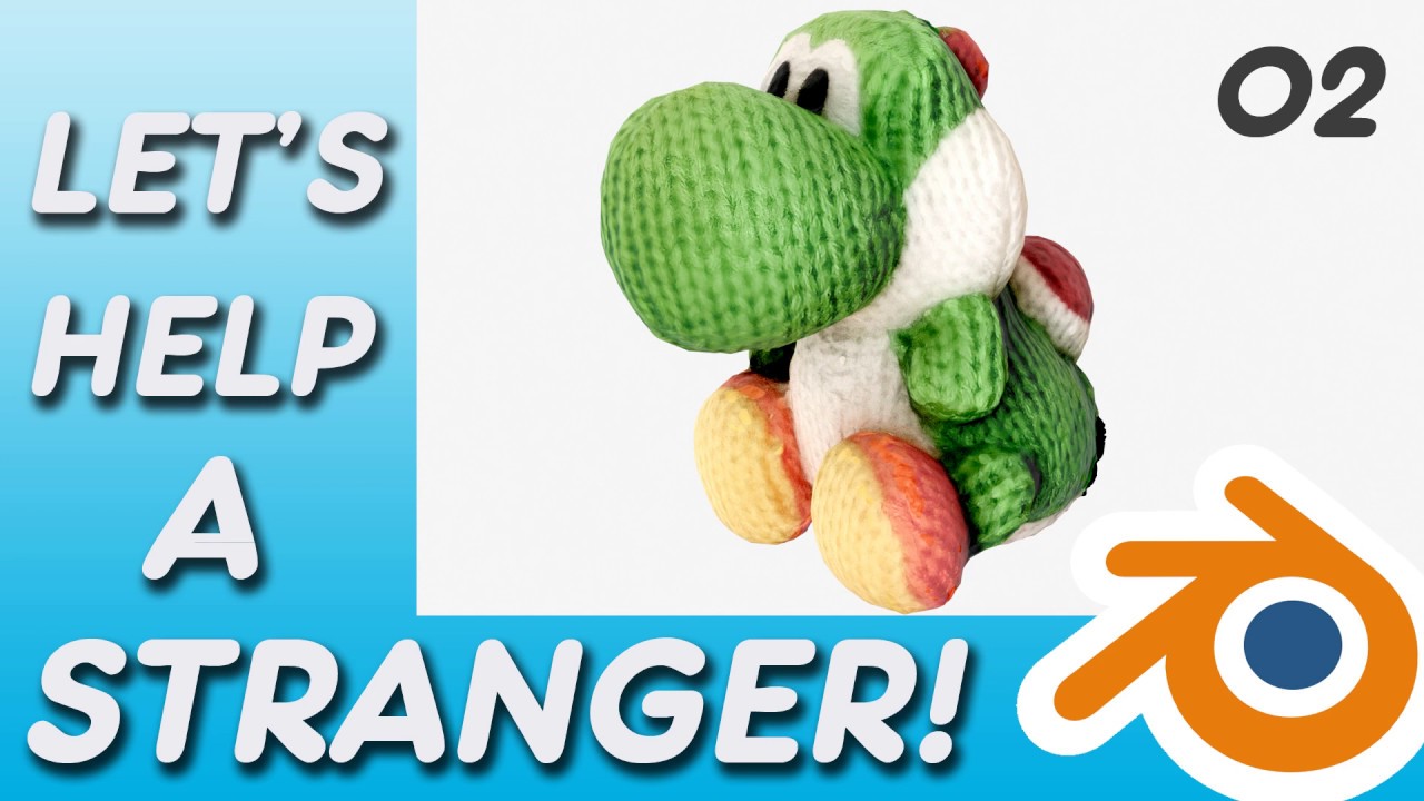 Let's Help! Episode 02: Retopologizing a Photogrammetry 3D scan in Blender