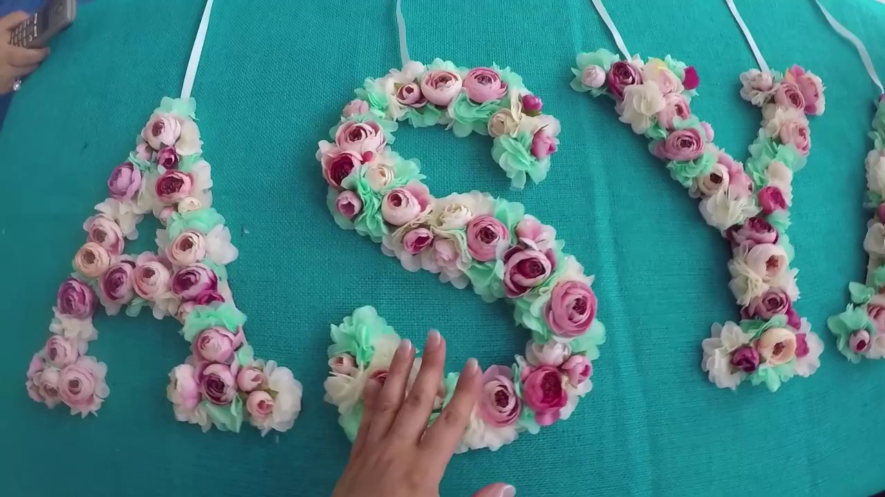 Harf Süsleme, Doğum Günü ve Organizasyonlar İçin - DIY #36