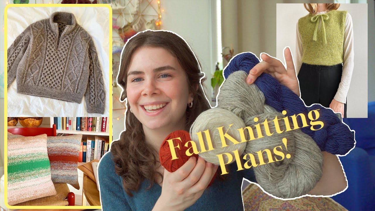 Fall Knitting Ideas🍂 Knit City Yarn & Project Plans + Handspun Ideas ✨
