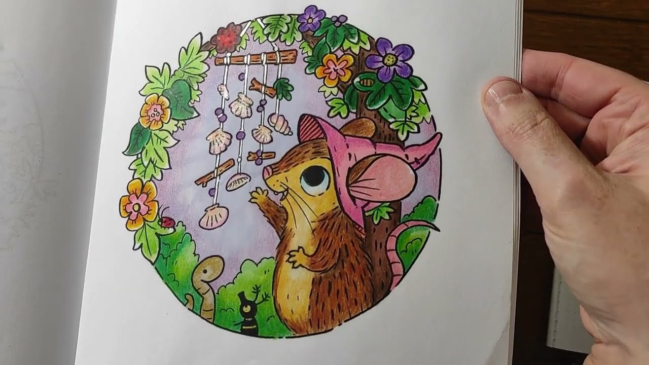 Completed colouring pages: May 2024