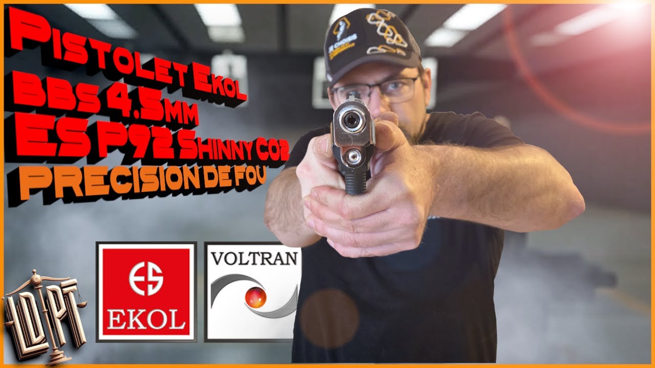 Le pistolet bbs le plus puissant que j'ai essayé ! Ekol ES P92 4.5mm