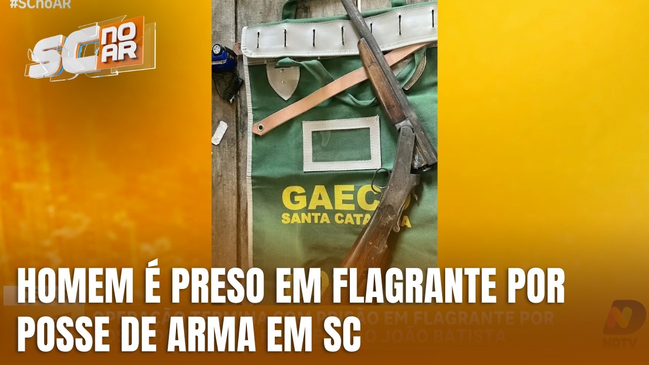 Pris&atilde;o em flagrante por arma de fogo em S&atilde;o Jo&atilde;o Batista