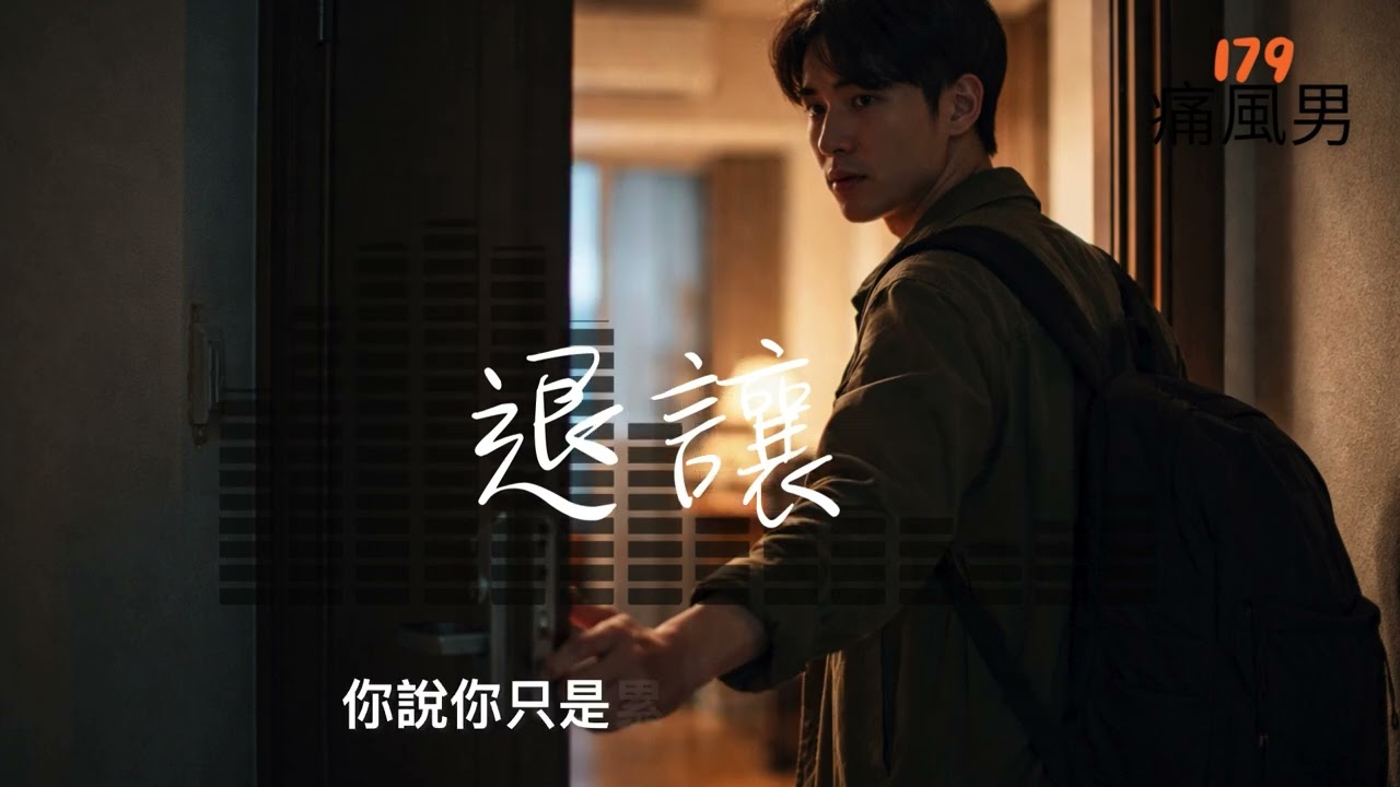 179痛風男-退讓『到底退讓到哪裡才算夠才可以換來一次不被罵的溫柔』 （動態歌詞）