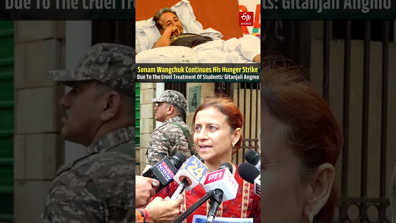 Wangchuk's Wife Says Hunger Strike To Continue In Solidarity With Students.