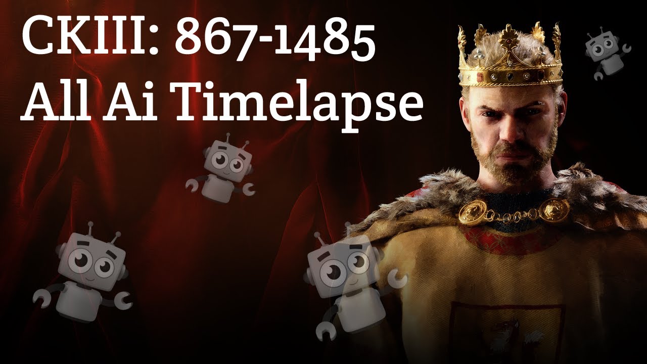 Ck3: All Ai Timelapse (867-1485)