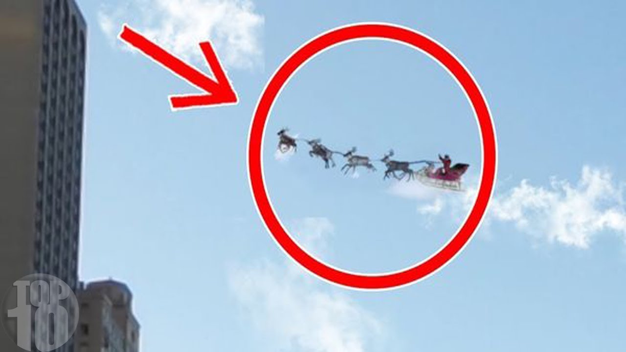 10 Times Santa Claus Was Caught On Camera