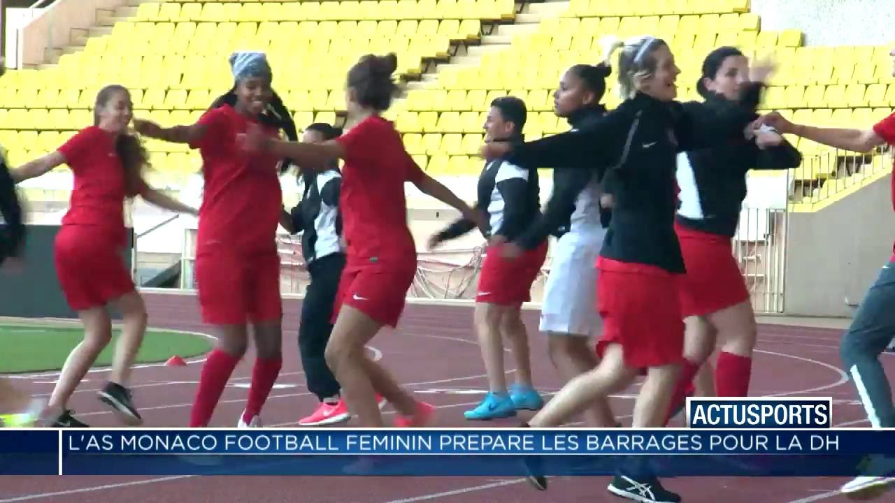 Préparation intensive pour les joueuses de l’AS Monaco Football Féminin