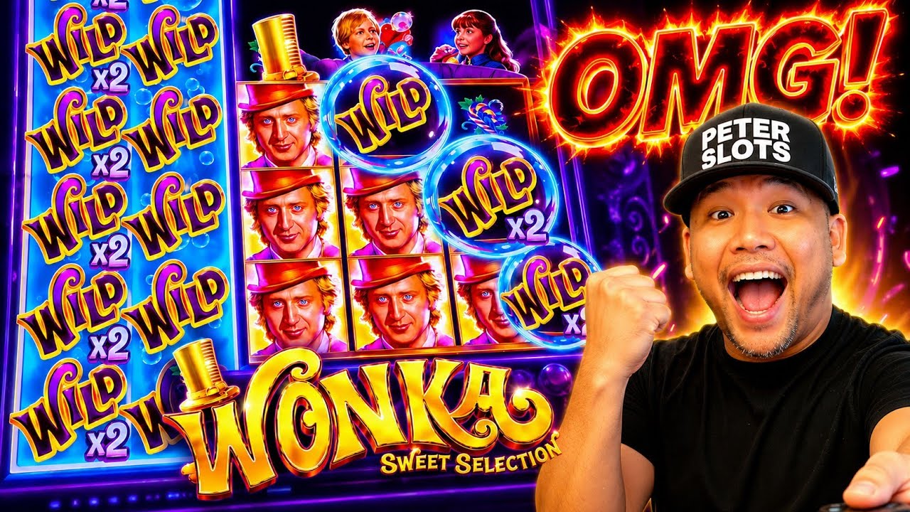 🚨NEW🚨 WILLY WONKA SLOT MACHINE MY 1ST ATTEMPT WAS AWESOME‼️