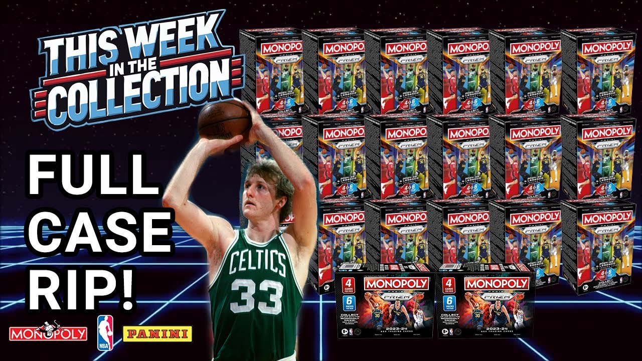 Opening Case of 2024-25 Panini Monopoly Prizm NBA Blaster Boxes! Larry Bird & Tidjane Salaün Pulls!