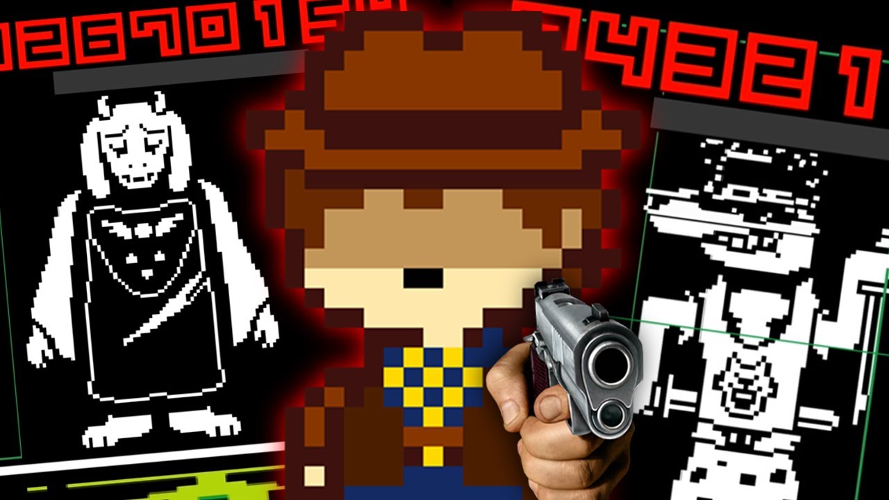 Undertale, mas eu sou Clover e tenho uma Arma de verdade