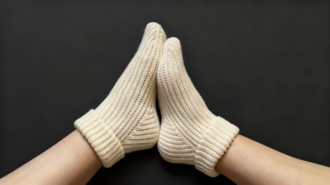 💥🧦 Обратная пятка! Вяжем анатомические носки крючком легко и просто