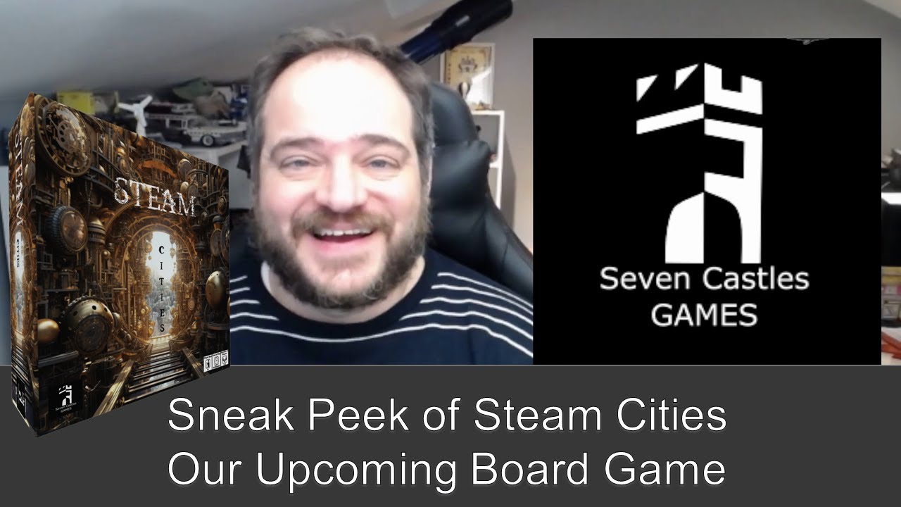 Sneak Peek of Our Upcoming Board Game | Steam Cities - Cities and 3d Models
