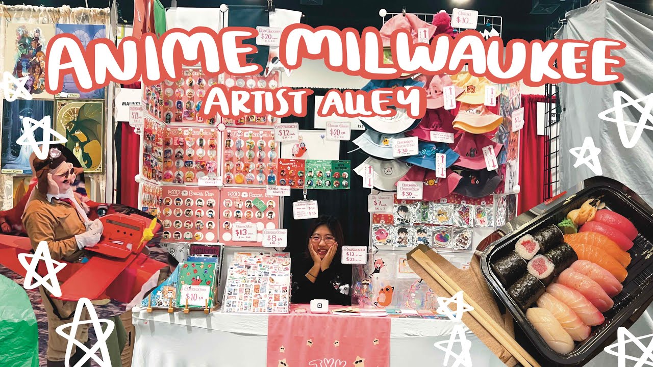 Аниме Milwaukee AMKE Artist Alley 2024 | недооценённый СУПЕР-занятый конвент!! Сделал бы ещё раз ...
