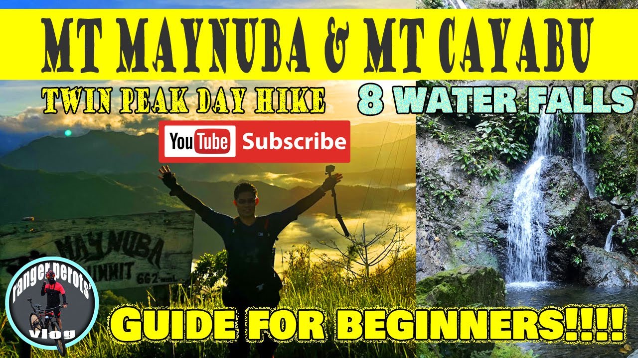 MT MAYNUBA + MT CAYABU | TWIN DAYHIKE |  8 WATERFALLS | FULL EPISODE | RANGER PEROTS' VLOG