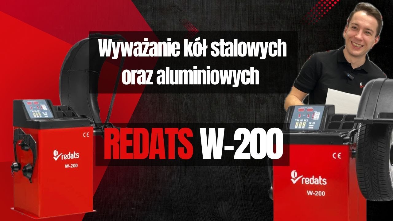 ALU-1, ALU-2 czy ALU-3? Jak poprawnie wyważać koła na wyważarce REDATS W-200