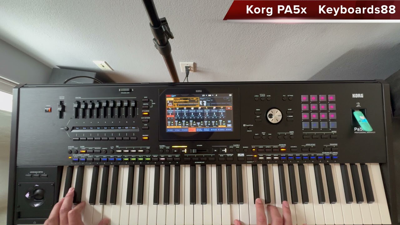 Probando El Korg PA5x