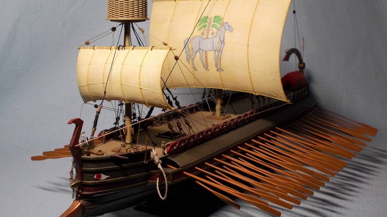 Okręt kartagiński (Carthagenian Warship 1/72 ZVEZDA)
