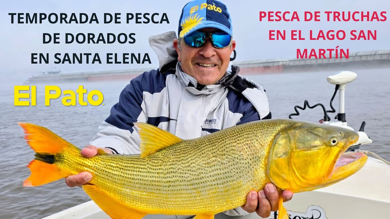 Dorados en SANTA ELENA y Pesca en el Lago San Martín (Santa Cruz) - EL PATO TV 1201