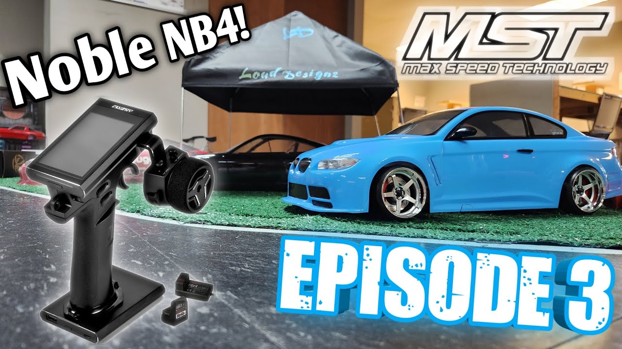 MST RMX 2.5, эпизод 3: мы отправляемся на дрифт-трассу с Noble NB4! #rcdrift #mst #noble